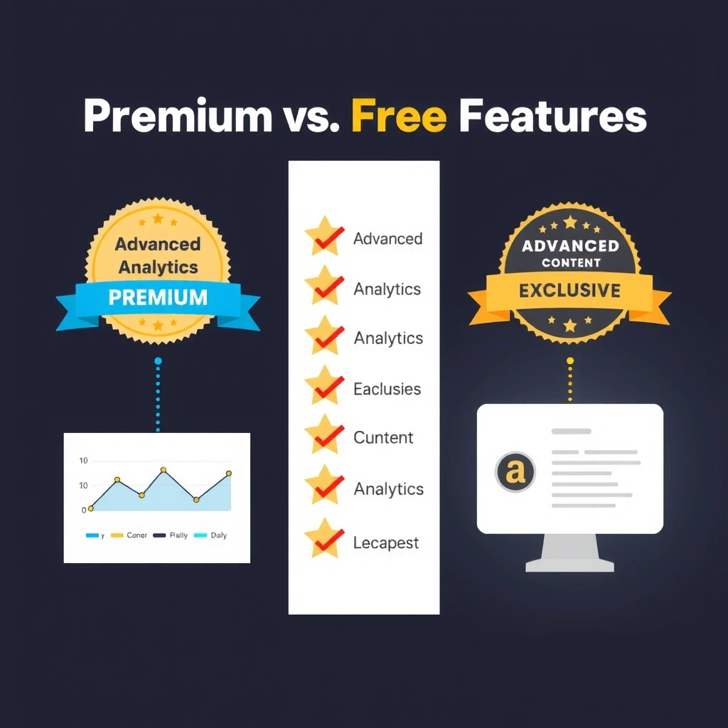 Premium features comparison chart